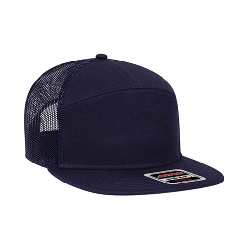 7 Panel Mesh Back Trucker Patch Hat